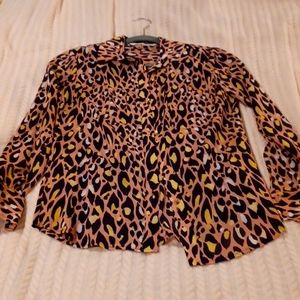 Trina Turk silk blouse xs